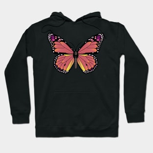 Cute Butterfly Design Hoodie